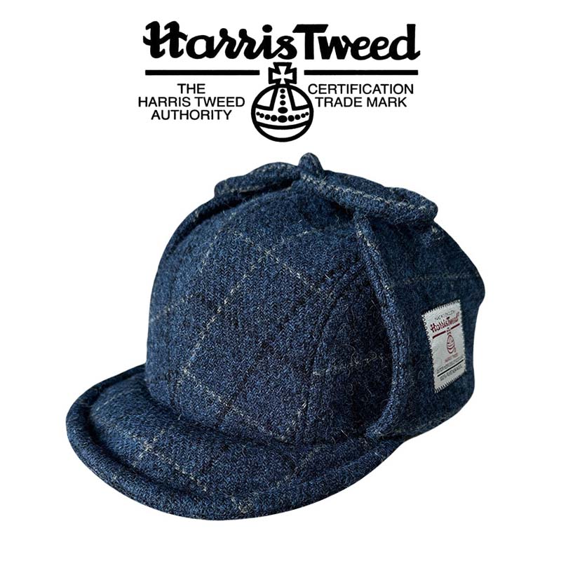 Winter Trapper Hat - Erkekler Kadınlar Harris Tweed Trapper Pilot