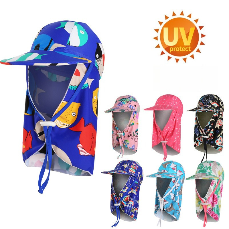 Sun Hat Wide Brim - Çocuklar için güneş korumalı geniş kenarlı