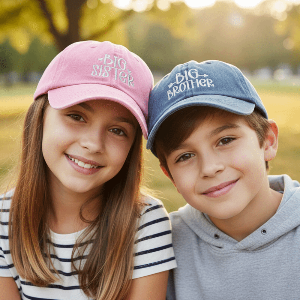 Dad Hat Cotton - Moda Yıkanmış Pamuk Büyük Kardeş Büyük