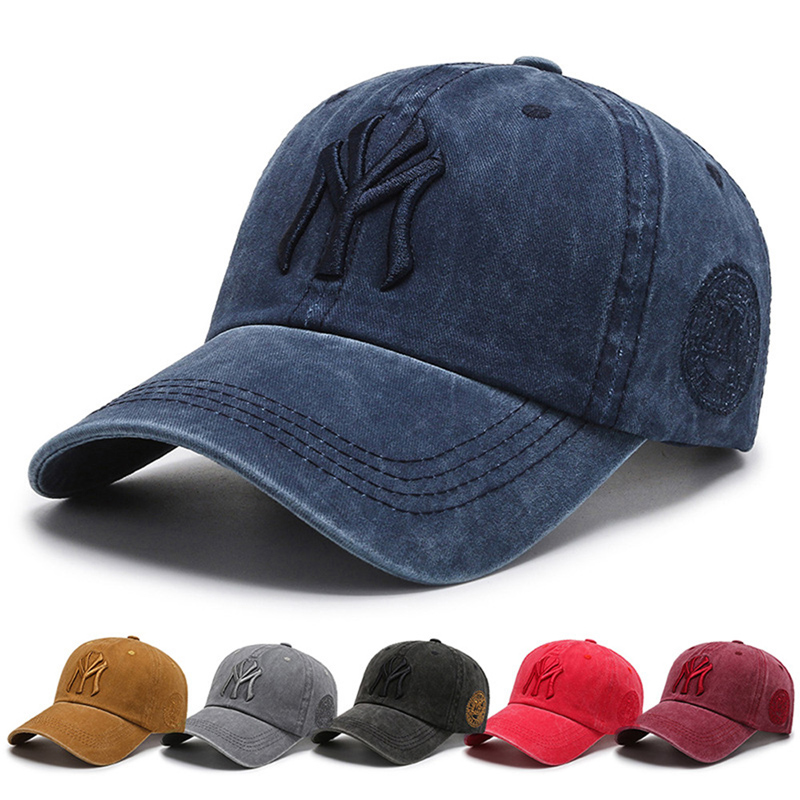 Dad Hat Cotton - Vintage erkekler kadınlar beyzbol şapkası nakış
