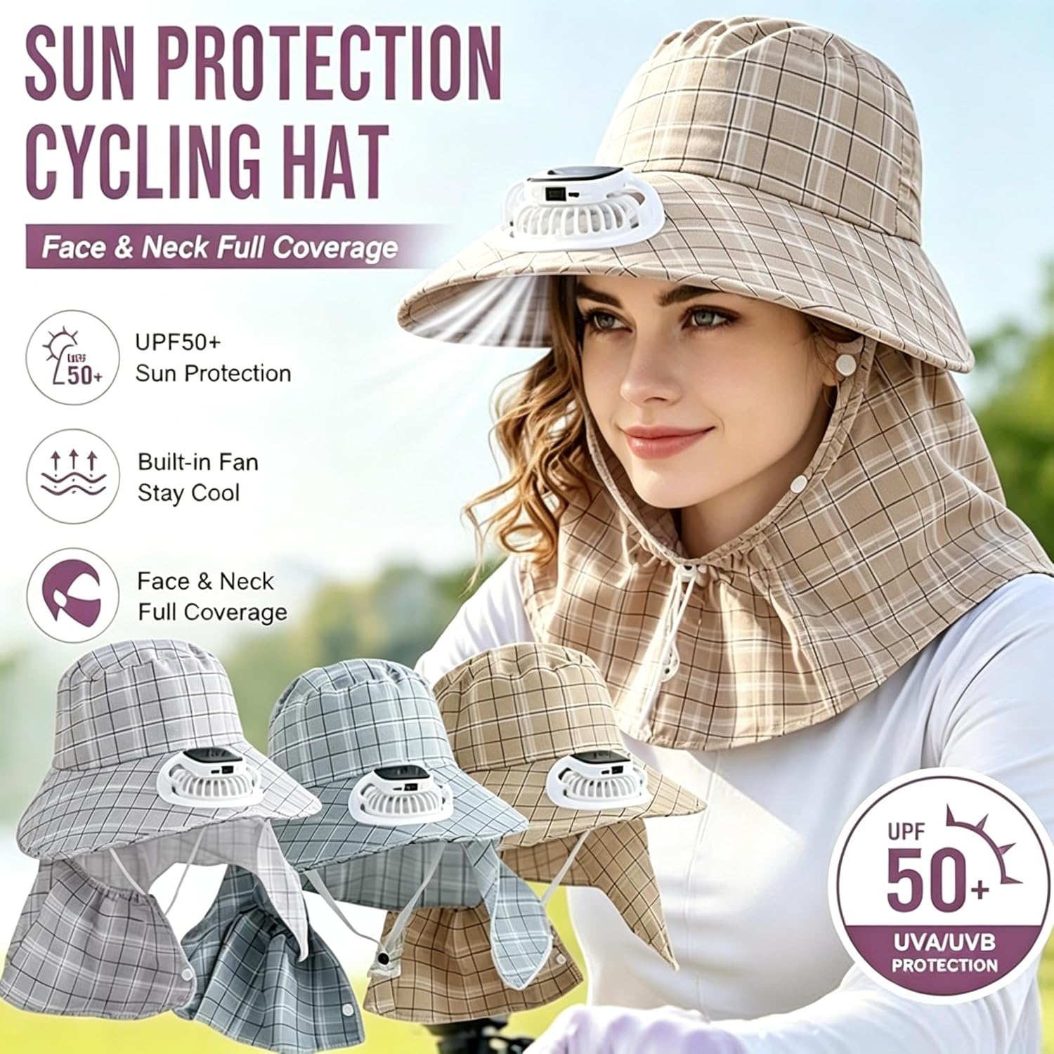 1 Adet Güneş Enerjili Boyun Ko - Visor Sun Hat incelemesi ve fiyatı