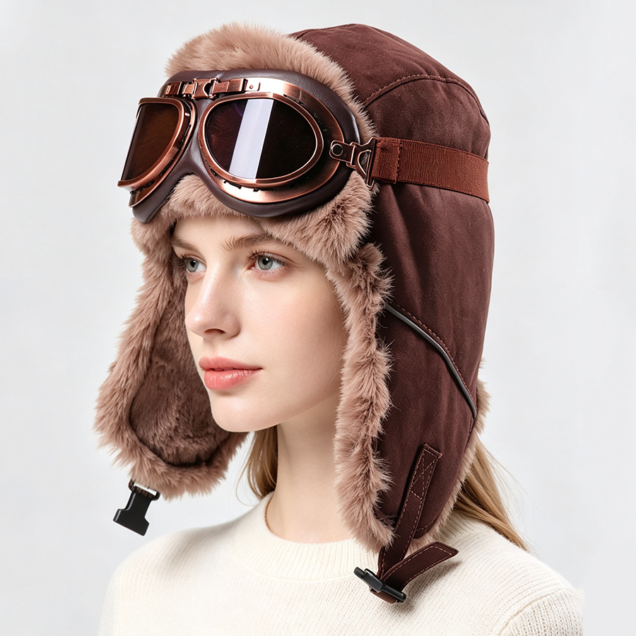 Vintage Pilot Şapkası, Gözlükl - Winter Trapper Hat incelemesi ve fiyatı